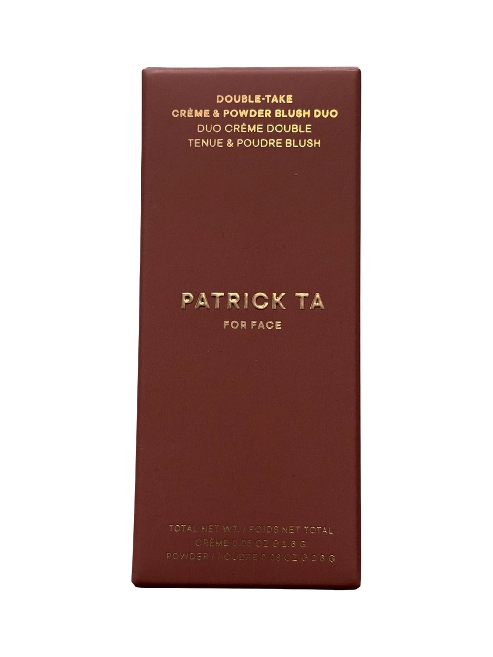 Patrick Ta NIB Double Take Crême and Powder Blush Duo Mini She Left Me On Red - Picture 4 of 8